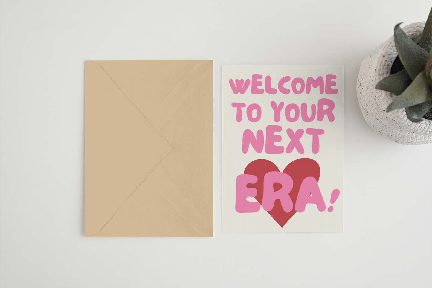 Blue Iris Designs Co - Welcome to next era Taylor Swift inspired A6/5x7 card