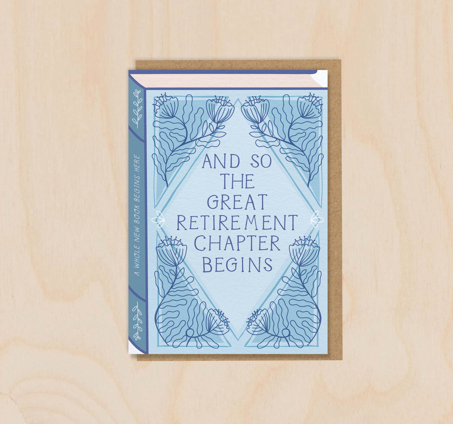 Two For Joy Illustration - And So the Great Retirement Chapter Begins - Book Card