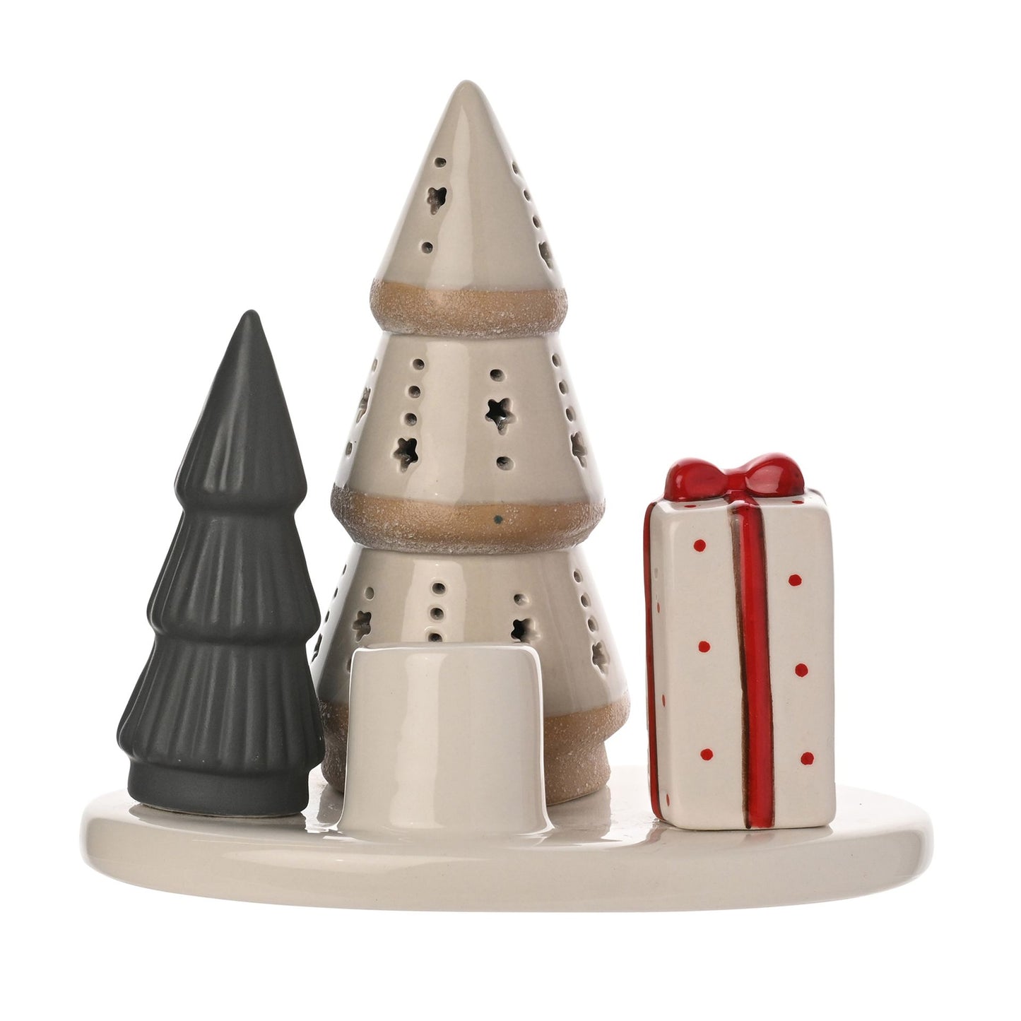 CHRISTMAS CANDLE TRAY