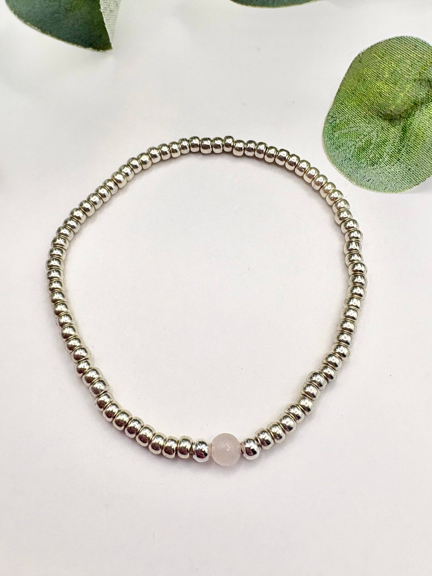 Candi Co Jewellery - Pastel Gemstone Seed Beaded Bracelet