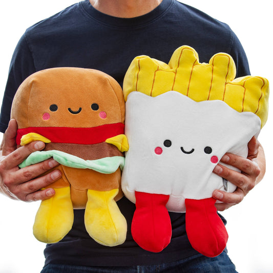 Hallmark - Better Together Jumbo Burger And Fries Magnetic Plush Pair