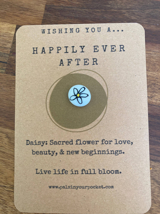 Pals in your Pocket - Spring Wedding Favor Daisy Bouquets & Table Decor