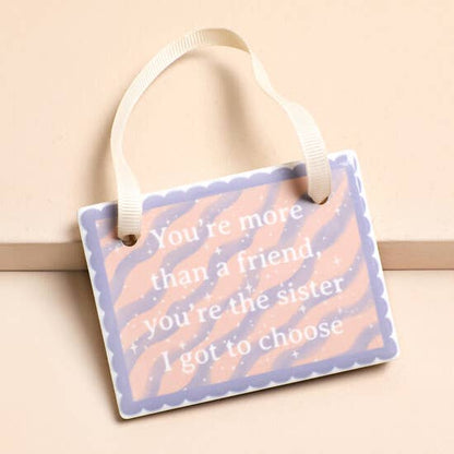 Lisa Angel - Friend Hanging Plaque