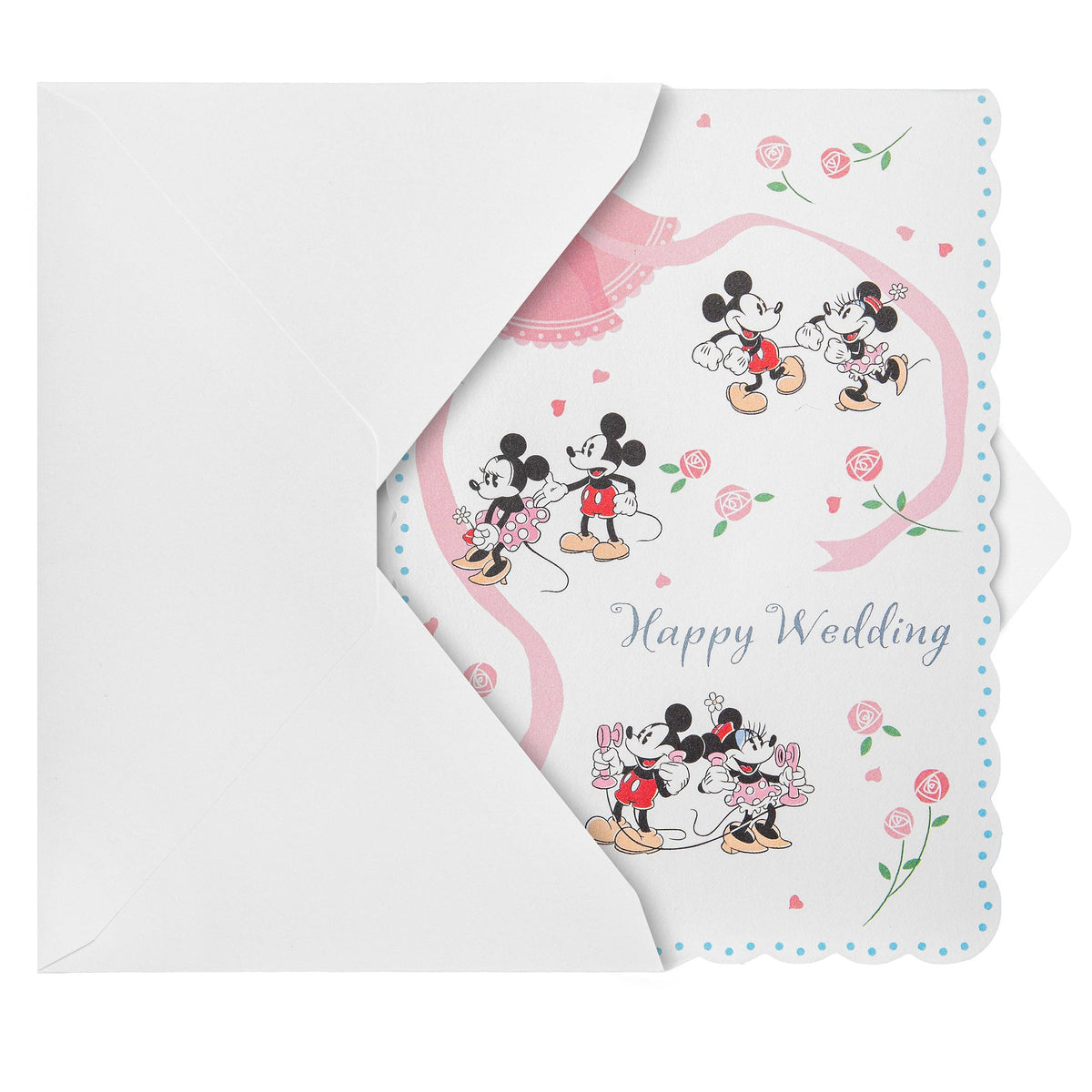 Hallmark - PopUp Wedding Card-3D Disney Mickey & Minnie PopUp