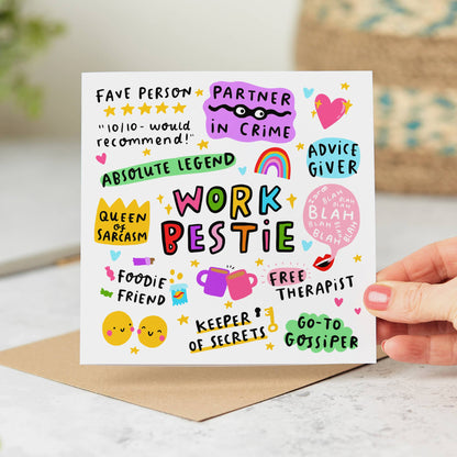 Work Bestie Card