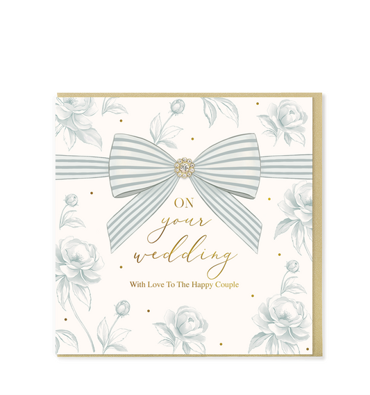 Hearts Designs - On Your Wedding Day, Happy Couple, Greetings Card