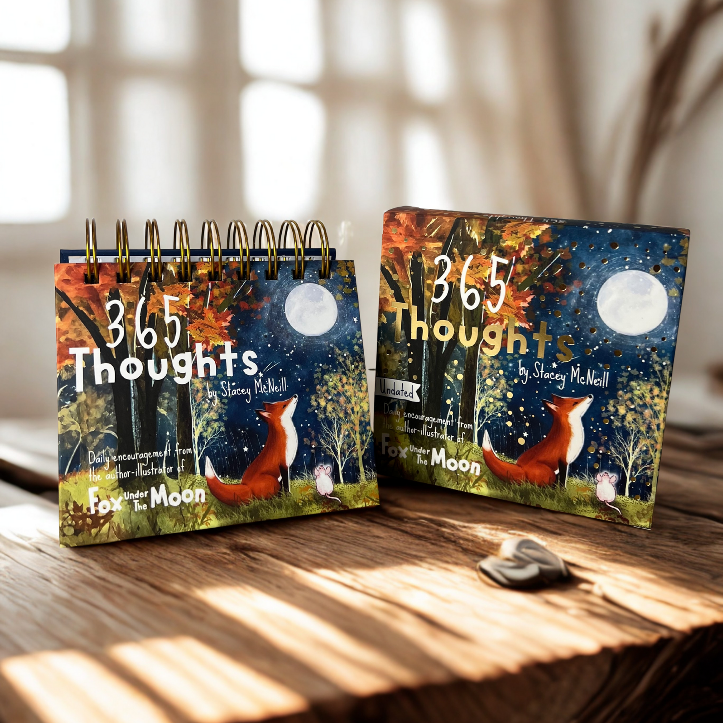 Fox Under The Moon - 365 Thoughts - Daily Encouragement Desktop Flipbook