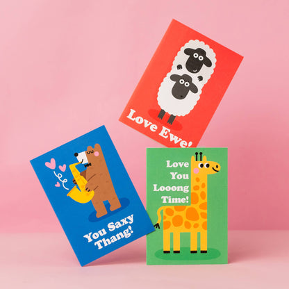 Studio Boketto - Dadaa Ooooh Greeting Card | Dad Birthday Card