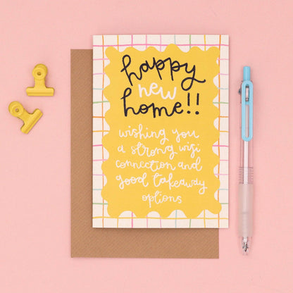 Oh, Laura - Greeting card - 'happy new home'