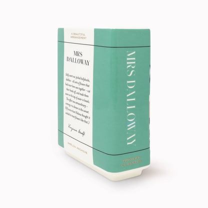 Amelin Archive - Ceramic Book Vase, Mrs. Dalloway