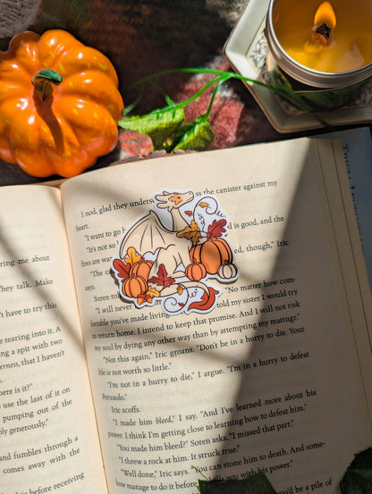 Tales & Tomes - Pumpkin Guardian Vinyl Sticker