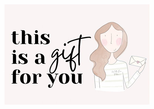 With love, Vikki x gift card