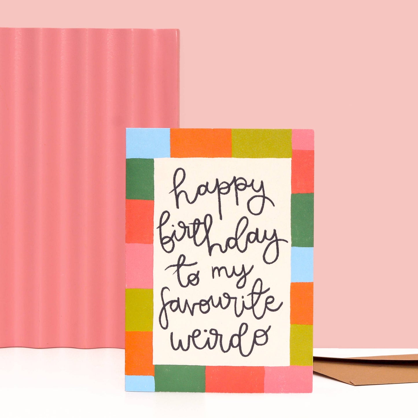 Oh, Laura - Greeting card - 'my favourite weirdo'