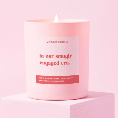 Mischief Candles - Funny Engagement Gift For Fiancé Candle Smugly Engaged Era