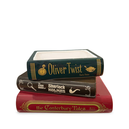 Steel Mill & Co UK - Stacked Book Planter, Sherlock