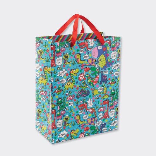 Rachel Ellen Designs - Large Gift Bag - Dinosaurs