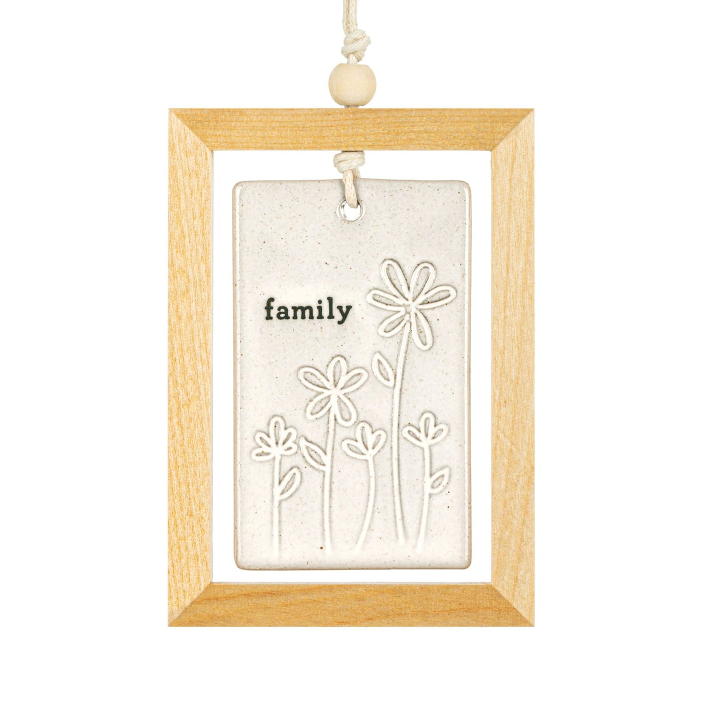 DEMDACO INSPIRED COLLECTION TOGETHER A FAMILY HANGING PLAQUE 3" X 4.5"