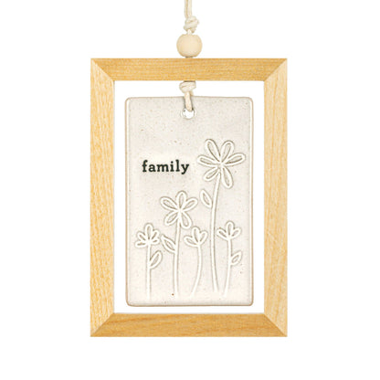 DEMDACO INSPIRED COLLECTION TOGETHER A FAMILY HANGING PLAQUE 3" X 4.5"