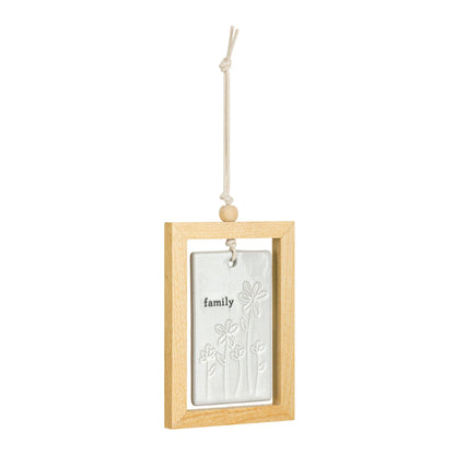 DEMDACO INSPIRED COLLECTION TOGETHER A FAMILY HANGING PLAQUE 3" X 4.5"