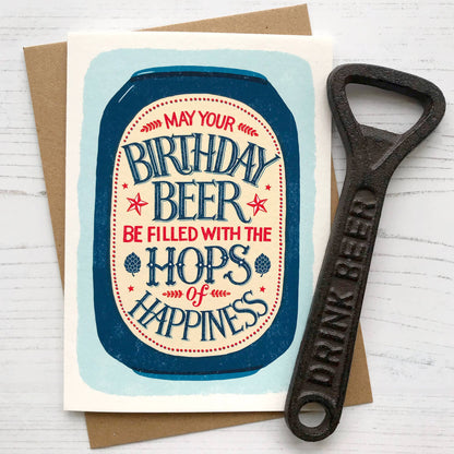 Alexandra Snowdon - Birthday Beer Card