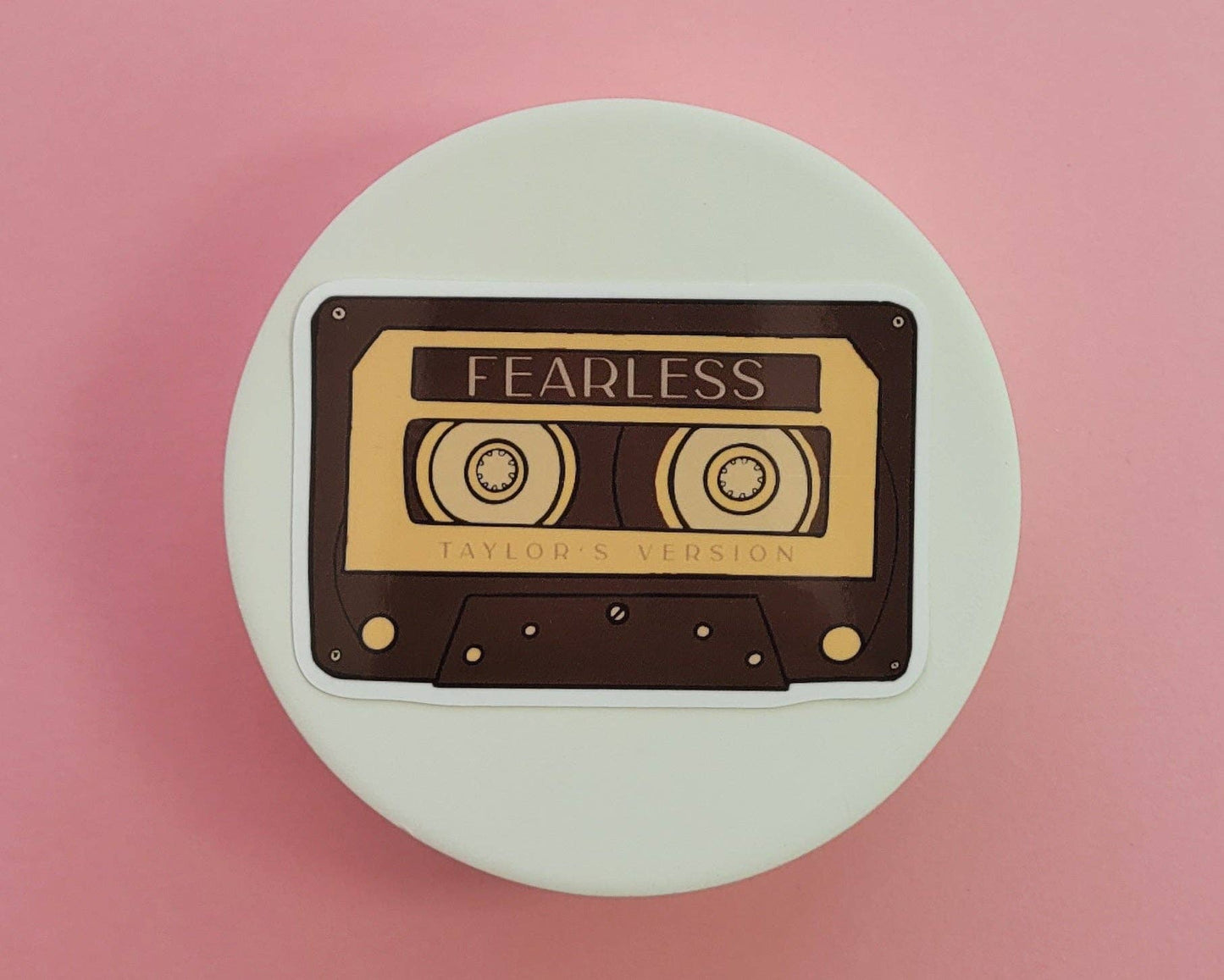 Danni Boden Designs - Fearless Album Inspired Cassette Tape Sticker - Taylor Swift