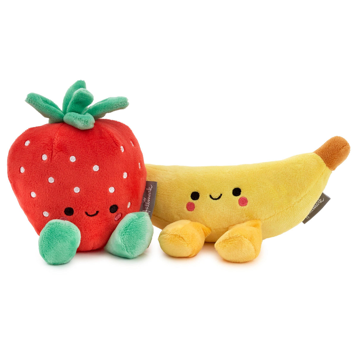 Hallmark - Better Together Strawberry and Banana Magnetic Plush Pair