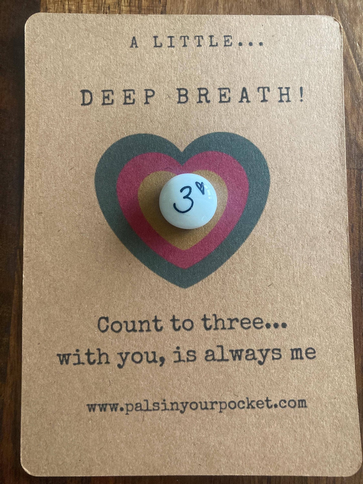 Pals in your Pocket - Relaxation Stress Relief Meditation Pebble