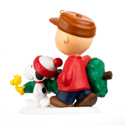 Hallmark - PEANUTS™ Hanging Ornament Charlie Brown, SNOOPY & WOODSTOCK