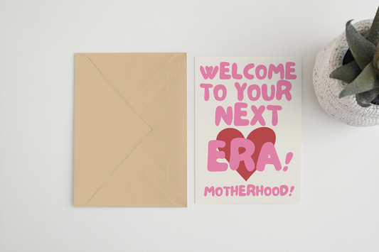 Blue Iris Designs Co - Welcome to next era Taylor Swift new baby A6/5x7 card