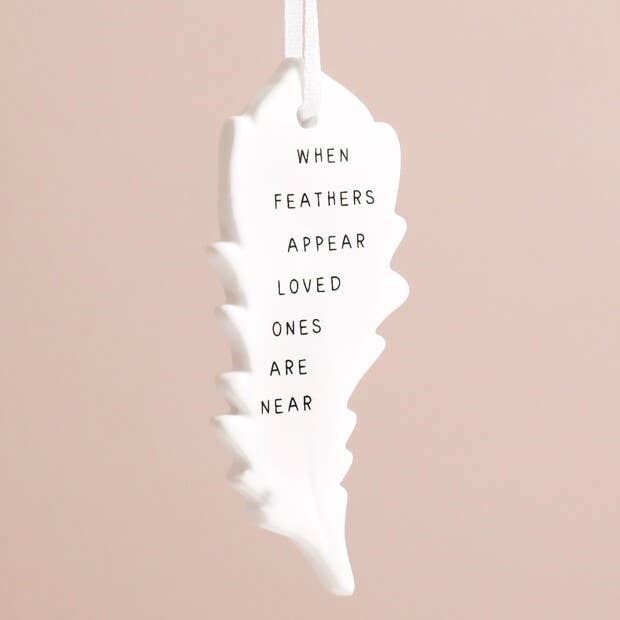 Lisa Angel - When Feathers Appear Hanging Decoration