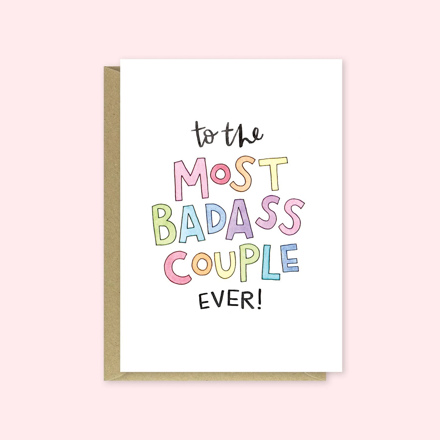 Nova & Me - Badass Couple, Greetings Card