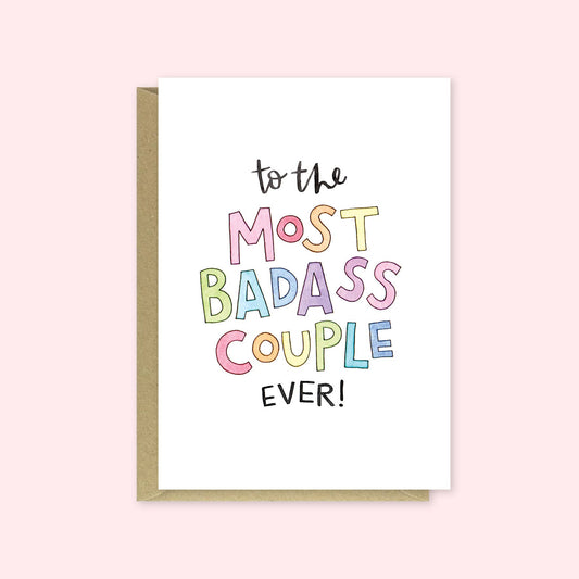 Nova & Me - Badass Couple, Greetings Card