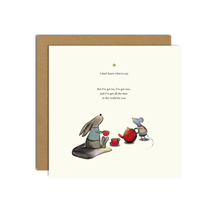 All The Time In The world Card by Toots design