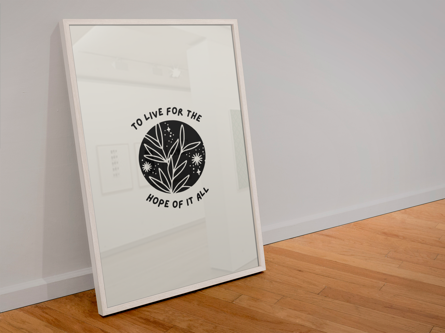 Blue Iris Designs Co - To live for the hope of it all Taylor Swift inspired print