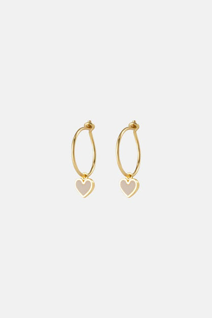 One & Eight - Eve Heart Earrings