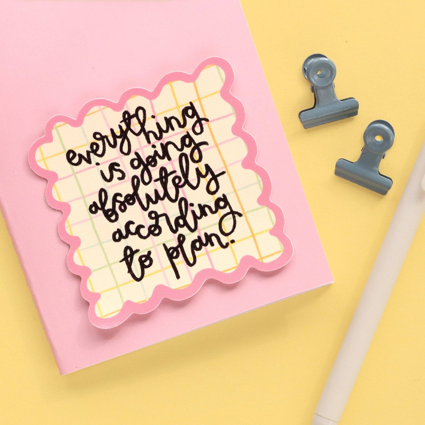 Oh, Laura - Vinyl Sticker - According to Plan