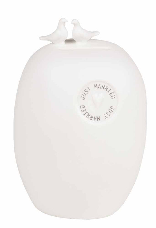 DM Brands Ltd - Räder – Rader Savings box Just married 8,5x9,5x13,5cm