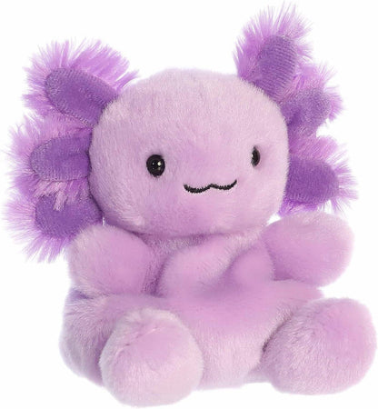 Limited edition - USA  5" Plush Pal Xavier Purple Axolotl Palm Pals Stuffed Animal