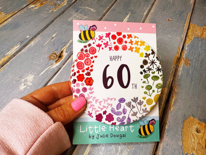 Little Heart - 60 Round Floral Ceramic Coaster