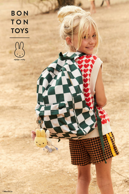 Miffy by S-c Brands - Miffy Flat Keyring Corduroy ECO Dusty Rose 10cm