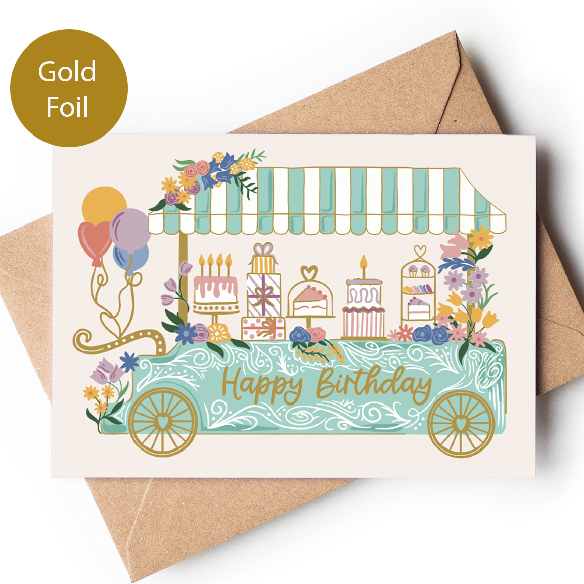 Not Today Tuesday - Birthday Card | Cake Stand | Bakery Stand