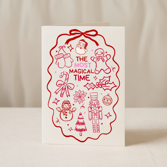 Blue Iris Designs Co - The most magical time A6/5x7 Christmas card