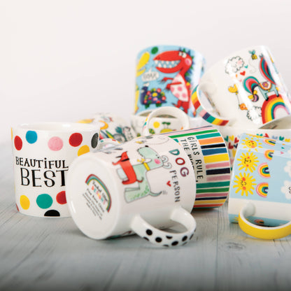 Rachel Ellen Designs - Boxed Bone China Mug - You're My Cup Of Tea/Hearts