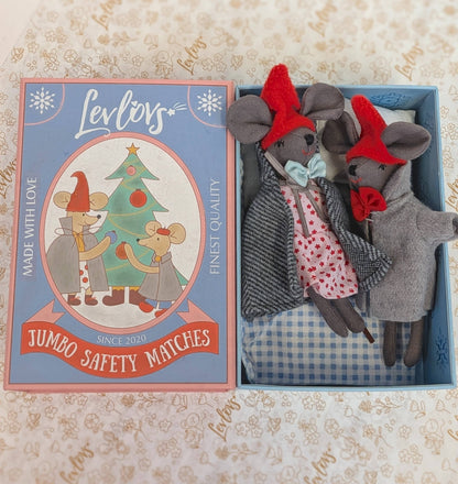 LEVLOVS - Christmas Mice in a box