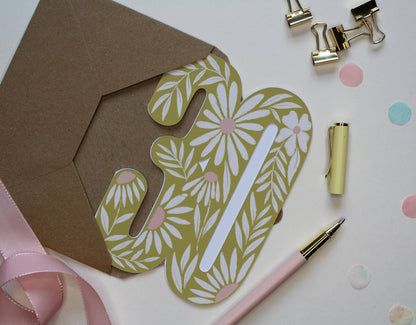 Ellice Owens Designs - Floral 30th Birthday Card for Her