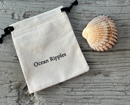 Ocean Ripples - 14ct Gold Plated Fresh Water Pearl Moonstone Elastic Bracele