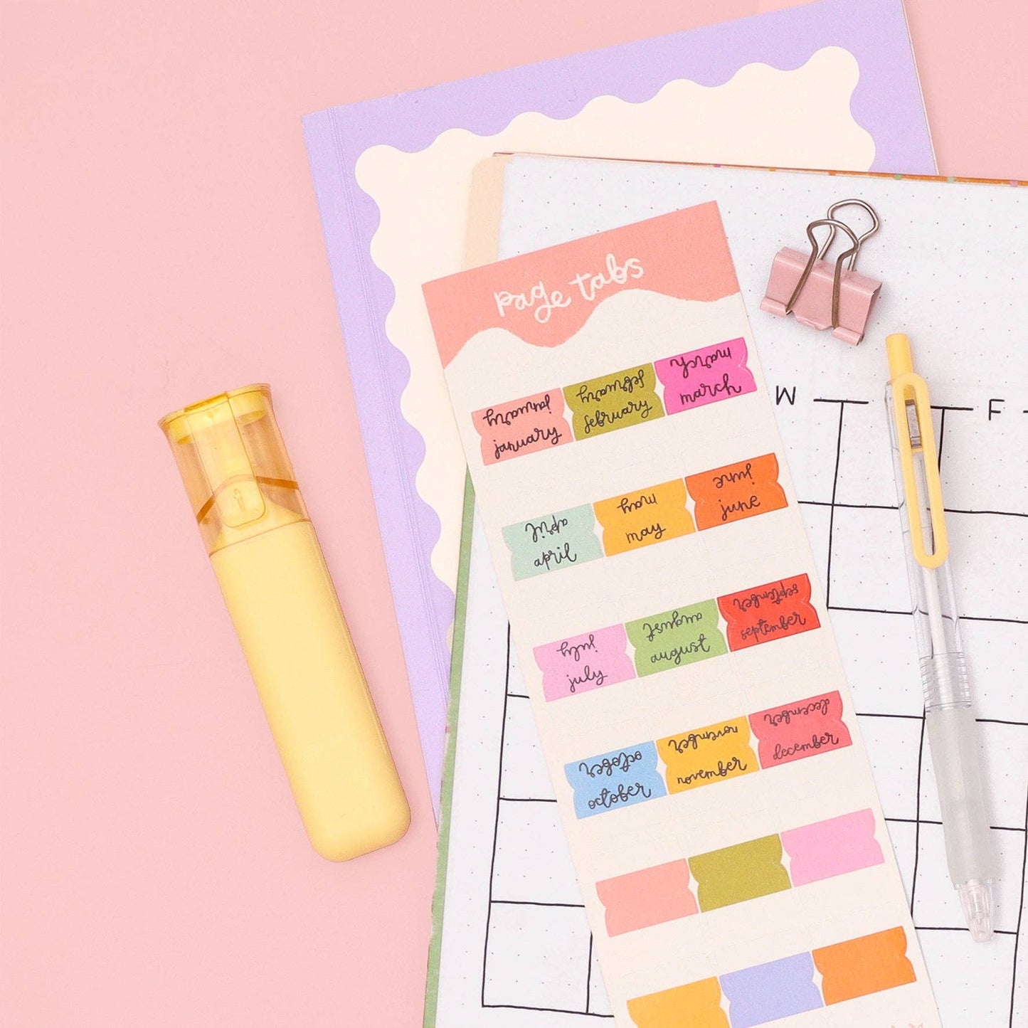 Oh, Laura - Planner Stickers - Page Tabs