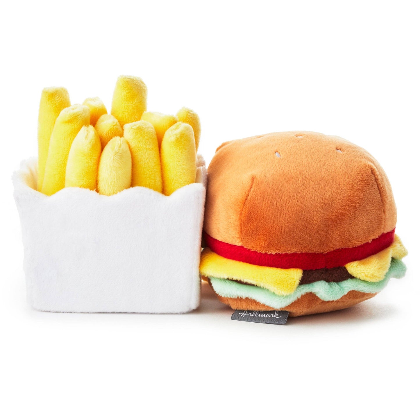 Hallmark - Better Together Burger & Fries Magnetic Soft Toy Pair