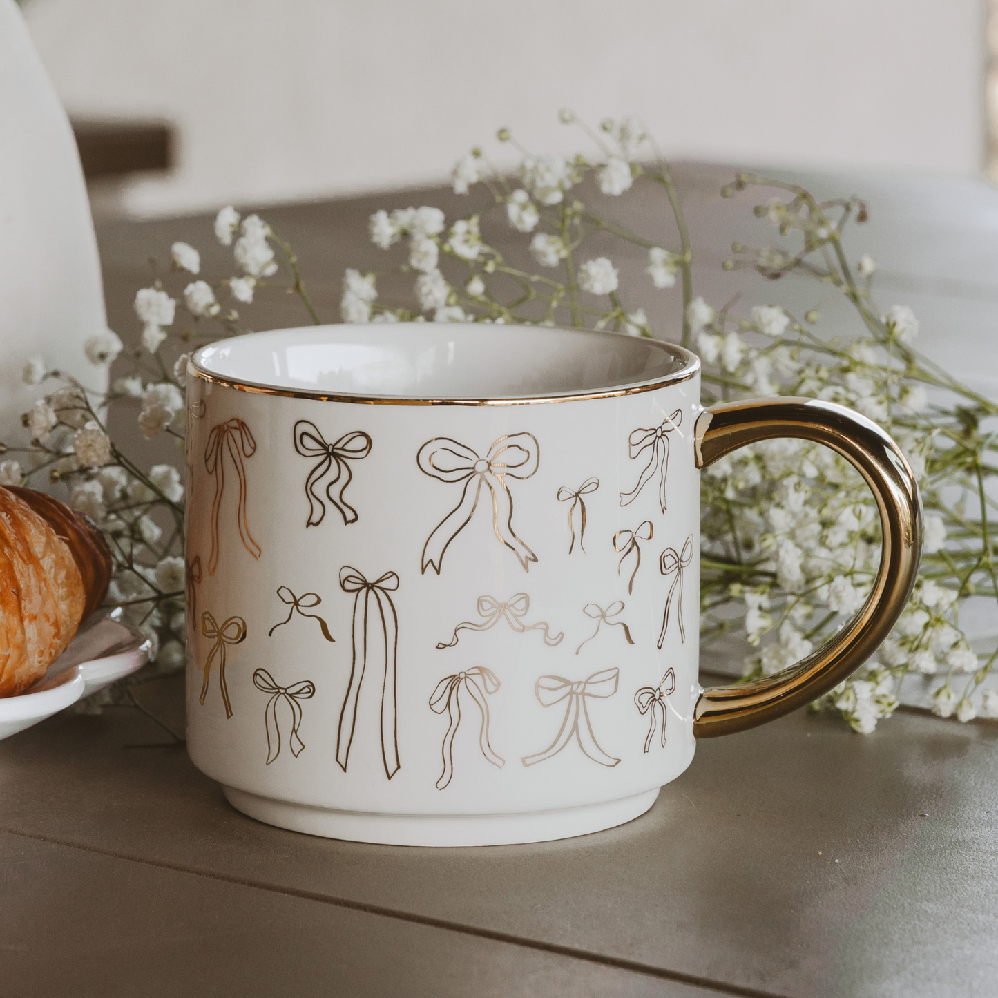 Sweet Water Decor - *NEW* Bows Coffee Mug - Spring Decor & Gifts