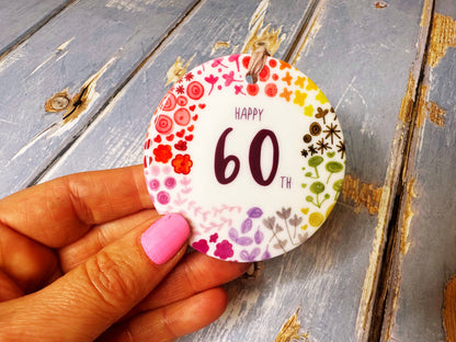Little Heart - 60 years Floral Ceramic Circle